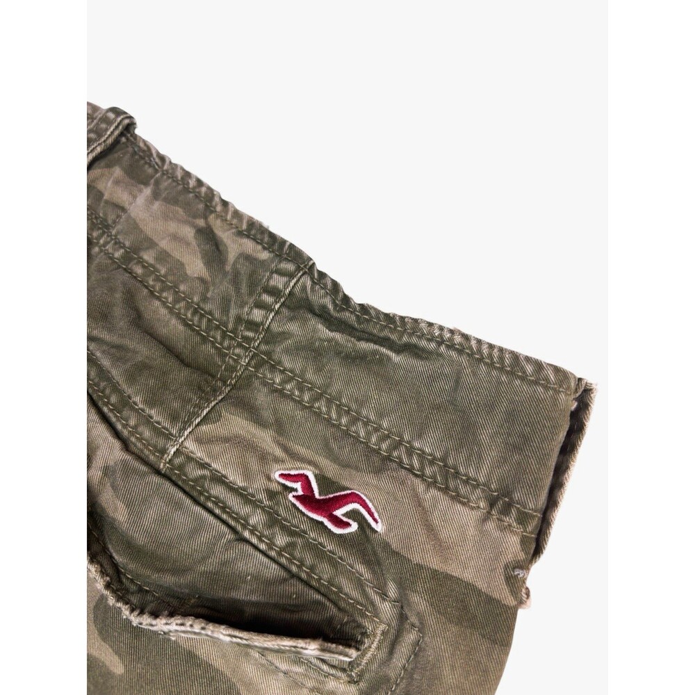 Vintage Hollister Men’s Camo Cargo Pants 34x32 Y2K Skater Grunge Streetwear